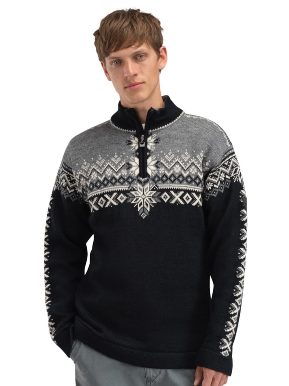 Dale of Norway 140th Anniversary Men’s Sweater Norwegian Wool Size L